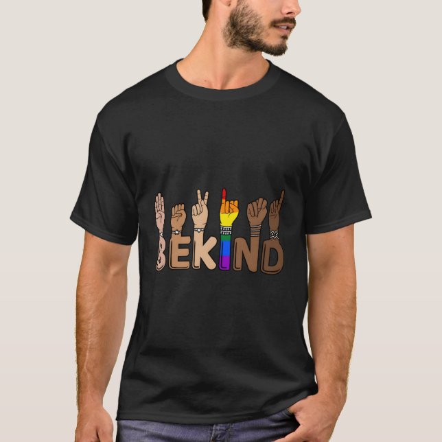 T-shirt Être comme Hu Droits Égalité (Devant)