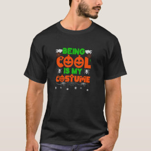 T-shirt Être Cool Est Mon Costume Citrouille Éffrayant Spi