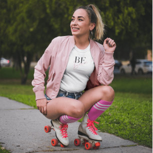 T-shirt Être courageux Motivationnel Positif Inspirationne