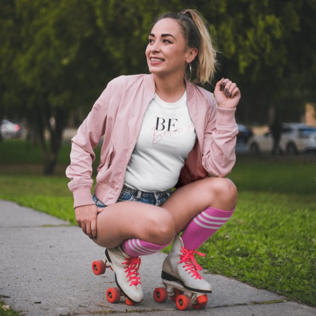 T-shirt Être courageux Motivationnel Positif Inspirationne (Créateur téléchargé)