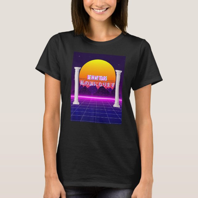 T-shirt Être dans mes larmes esthétique (Devant)
