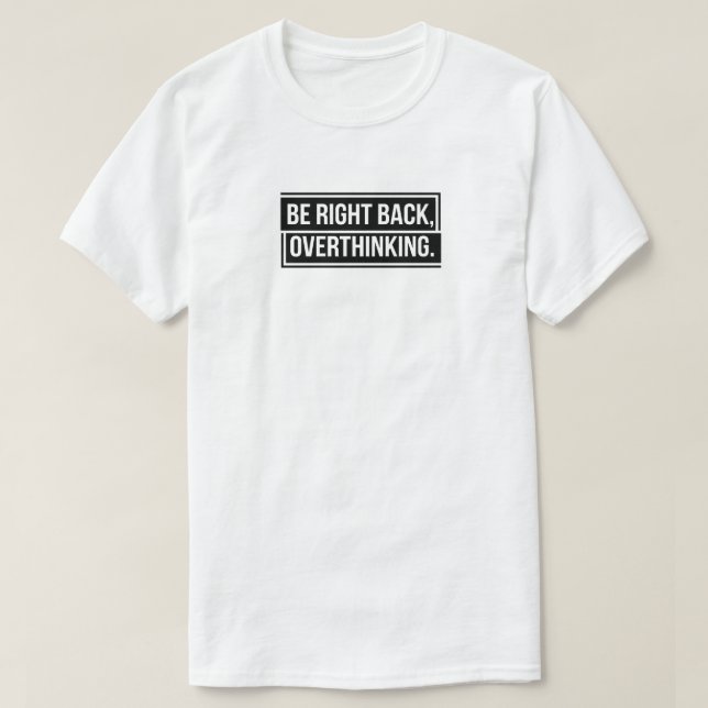 T-shirt Être de retour (Design devant)