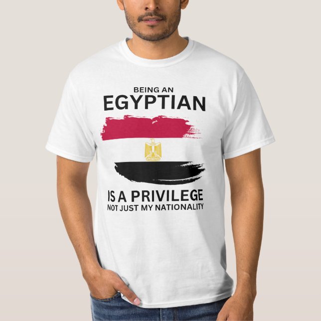 T-shirt Être Égyptien Est Un Privilège (Devant)