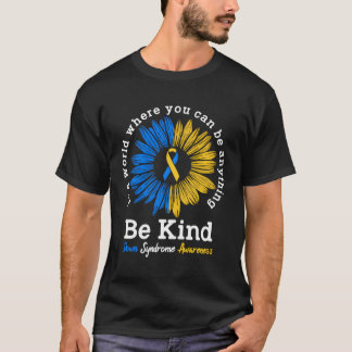T-shirt Être en forme Conscience du syndrome Ruban