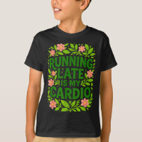 Être En Retard Est Mon Cardio Floral Citation Drôl