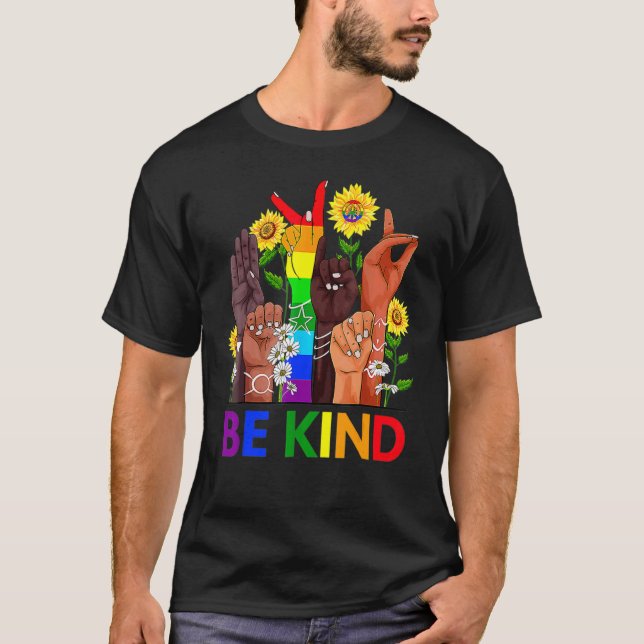T-shirt Être Gens Lgbt Droits De L'Égalité Humaine Lgbtq+  (Devant)