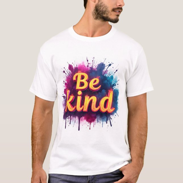 T-shirt Être gentil (Devant)