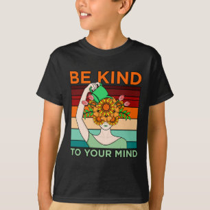 T-shirt Être Gentil À L'Esprit Soutien De La Sensibilisati