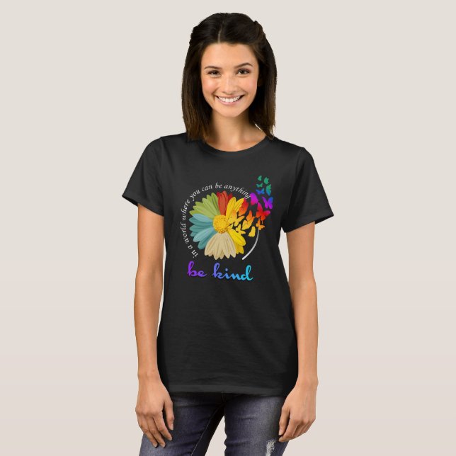 T-shirt Être gentil | Femmes (Devant entier)