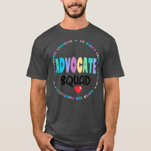 T-shirt Être Gentil Inclure Autisme Advocad Escadron SPEd