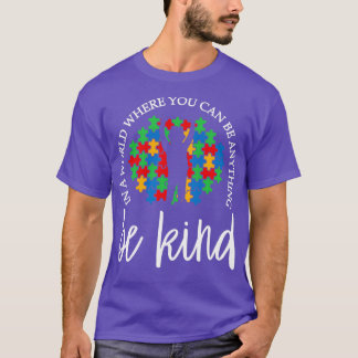 T-shirt Être gentil Sensibilisation sur l'autisme 5