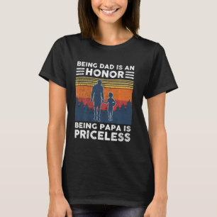 T-shirt Être Grand-Père Est Un Honneur Être Papa Est Inest