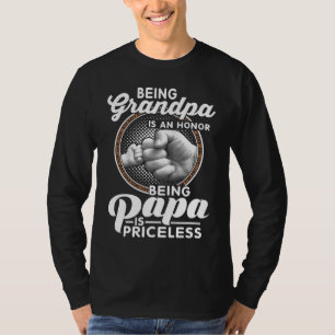 T-shirt Être Grand-Père Est Un Honneur Papa est Inestimabl