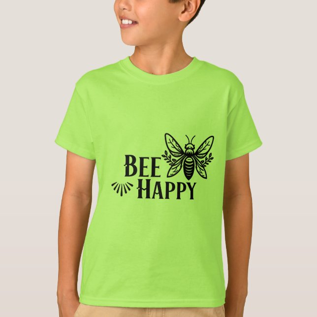 T-shirt Être Heureux (Devant)