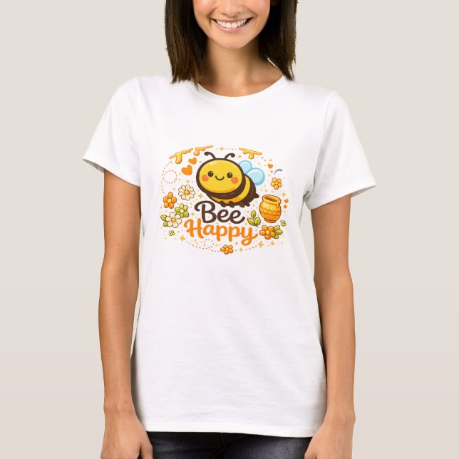 T-shirt Être Heureux (Devant)