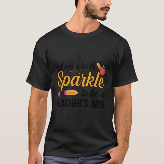 T-shirt Être L'Aide Enseignant Assistant Enseignant (Devant)