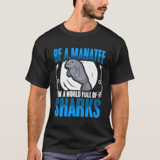 T-shirt Être Manatee World Of Shark Dugong Sea Manatees Ch