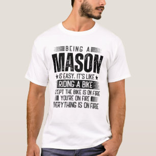 T-shirt Être Mason est facile