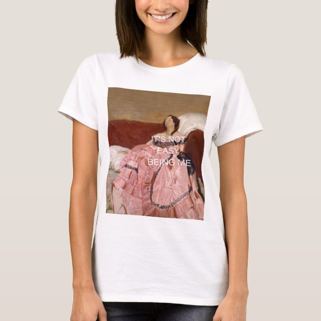 T-shirt Être moi n'est pas facile (Devant)