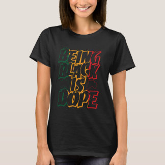 T-shirt Être Noir est fou