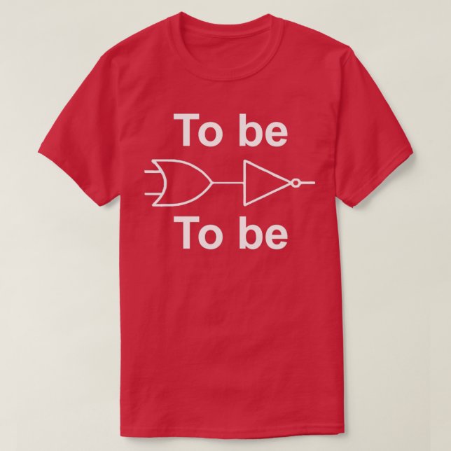 T-shirt Être ou ne pas être (Design devant)