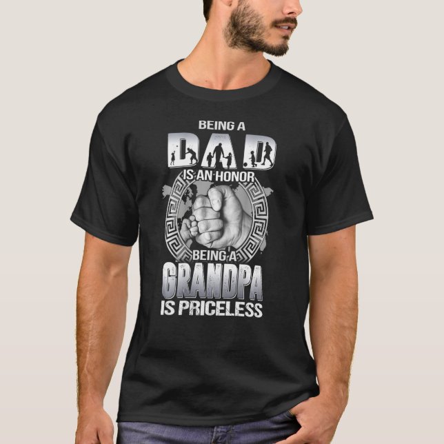 T-shirt Être Papa Est Un Honneur Être Grand-Père Est Inuti (Devant)