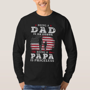 T-shirt Être Papa Est Un Honneur Être Papa Est Inestimable