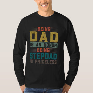 T-shirt être papa est un honneur être stepdad est inestima