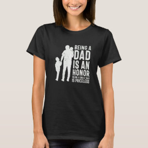 T-shirt Être Papa Un Honneur Être Un Père Simple Sans Prix