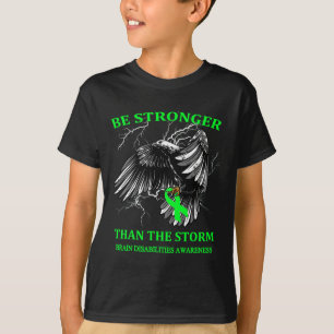 T-shirt Être Plus Forte Que Les Handicap Cerveau De Tempêt