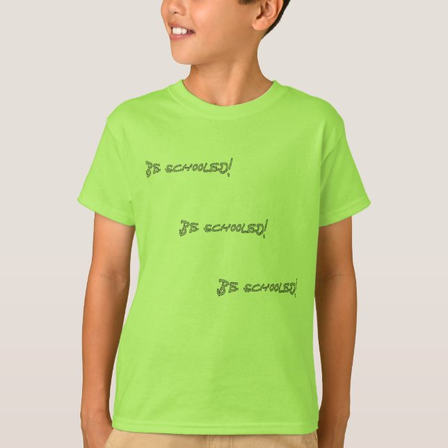 T-shirt Être scolarisé-II (Devant)