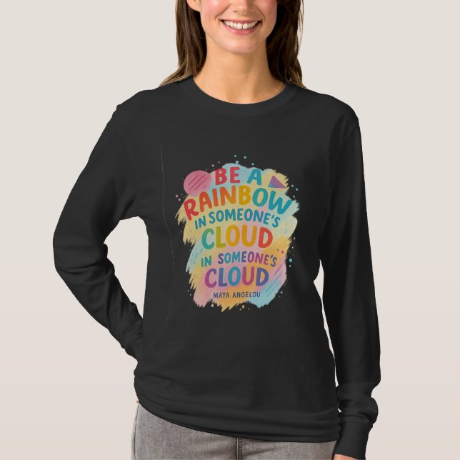 T-shirt Être un Arc-en-Ciel (Devant)
