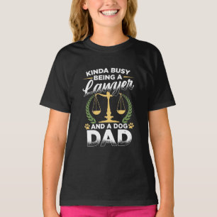 T-shirt Être Un Avocat Et Un Papa De Chien