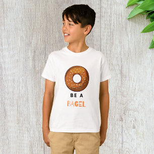T-shirt Être un Bagel amusant Nourriture Pun Bagel Amoureu