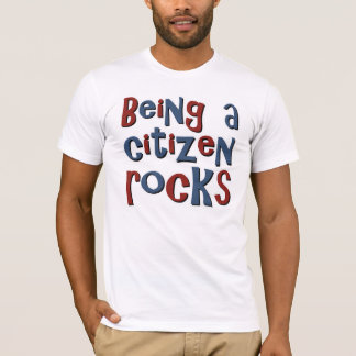 T-shirt Être un citoyen bascule