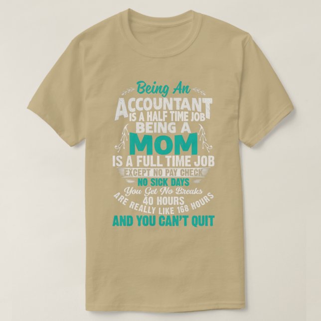 T-SHIRT ÊTRE UN COMPTE (Design devant)