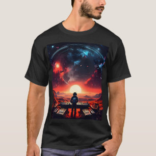 T-shirt Être un dj sur une autre planète