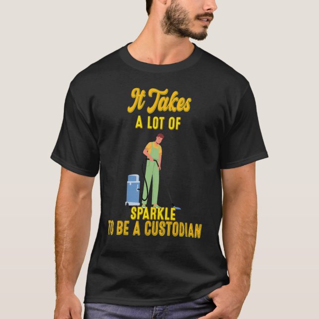 T-shirt Être Un Gardien Drôle Dit Graphique (Devant)