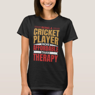 T-shirt Être Un Joueur De Cricket Est Thérapeutique Coach 