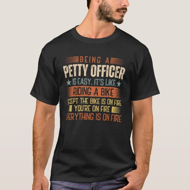 T-shirt Être Un Maître D'Armée Est Facile (Devant)