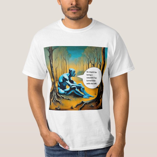 T-shirt Être un naturiste (Devant)