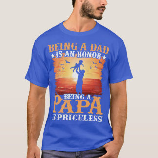 T-shirt Être Un Papa Est Un Don De Fête des pères D'Honneu