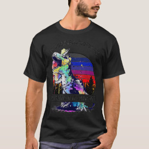 T-shirt Être Un Rex Unicornasaurus Dans Un Champ Unicorn T