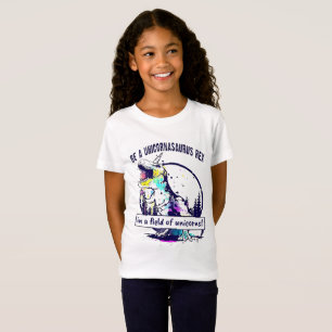 T-Shirt Être Un Rex Unicornasaurus Dans Un Monde De Cunta