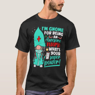 T-shirt Être un super gnome infirmier de Noël Vêtements