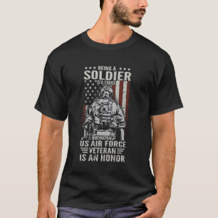 T-shirt Être un vétéran de l'armée de l'air américaine est