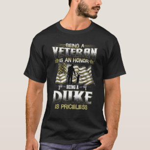 T-shirt Être Un Vétéran Est Un Honneur Être Un Duc Est Pri