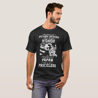 T-shirt Être un vétéran est un honneur mais une papaye est