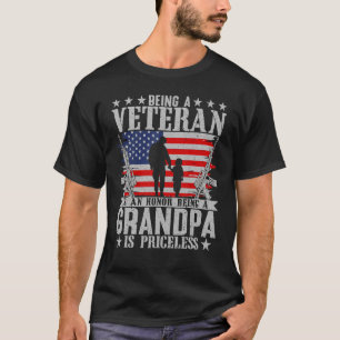 T-shirt Être Un Vétérinaire Est Un Honneur Être Un Grand-P