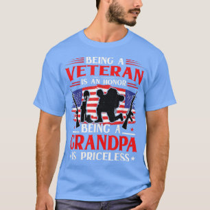 T-shirt Être Un Vétérinaire Est Un Honneur Être Un Grand-P